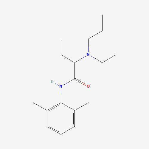 36637-18-0 N-(2,6-dimethylphenyl)-2-[ethyl(propyl)amino]butanamide chemical structure