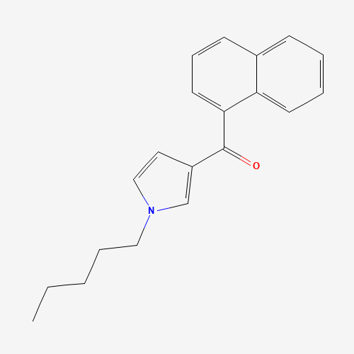 162934-73-8 naphthalen-1-yl-(1-pentylpyrrol-3-yl)methanone chemical structure
