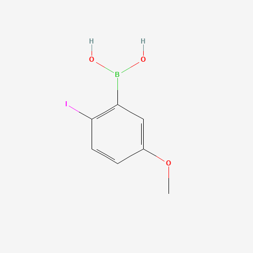 89694-50-8 (2-Iodo-5-methoxyphenyl)boronic acid chemical structure