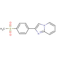 1222-57-7 2-(4-methylsulfonylphenyl)imidazo[1,2-a]pyridine chemical structure
