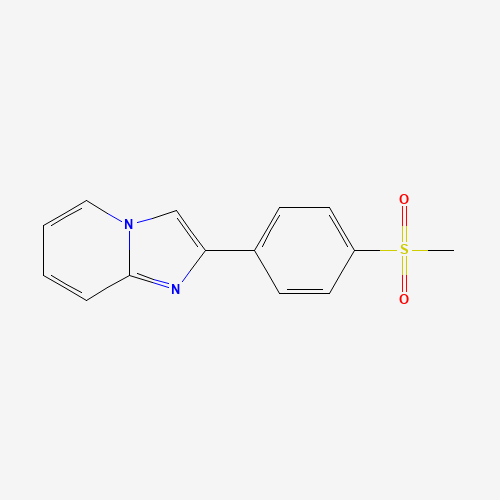 1222-57-7 2-(4-methylsulfonylphenyl)imidazo[1,2-a]pyridine chemical structure