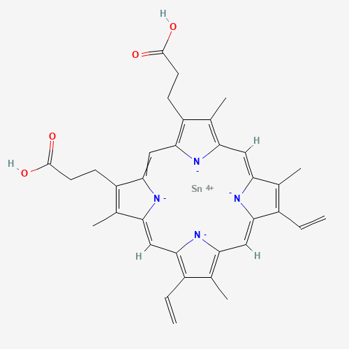 14325-05-4 TIN PROTOPORPHYRIN IX DICHLORIDE chemical structure