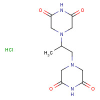 149003-01-0 4-[(2S)-2-(3,5-dioxopiperazin-1-yl)propyl]piperazine-2,6-dione;hydrochloride chemical structure