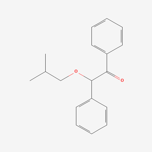 22499-12-3 2-(2-methylpropoxy)-1,2-diphenylethanone chemical structure