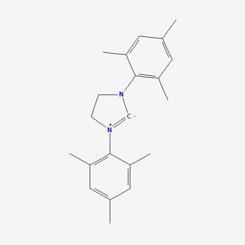173035-11-5 1,3-Bis(2,4,6-trimethylphenyl)-4,5-dihydroimidazol-2-ylidene chemical structure