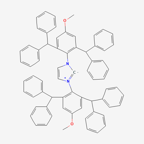 1416368-06-3 N,N'-Bis(2,6-bis(diphenylmethyl)-4-methoxyphenyl)imidazol-2-ylidene chemical structure