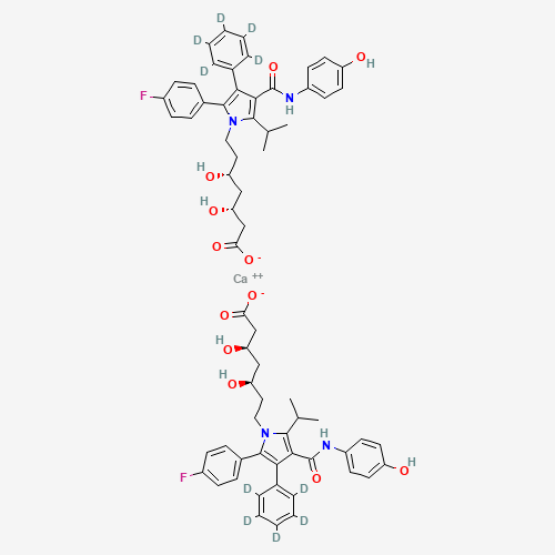 265989-45-5 para-Hydroxy Atorvastatin-d5 Calcium Salt chemical structure