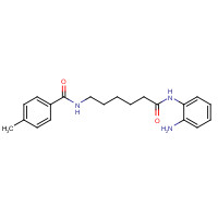 1215493-56-3 N-[6-(2-aminoanilino)-6-oxohexyl]-4-methylbenzamide chemical structure