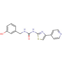1342278-01-6 1-[(3-hydroxyphenyl)methyl]-3-(4-pyridin-4-yl-1,3-thiazol-2-yl)urea chemical structure