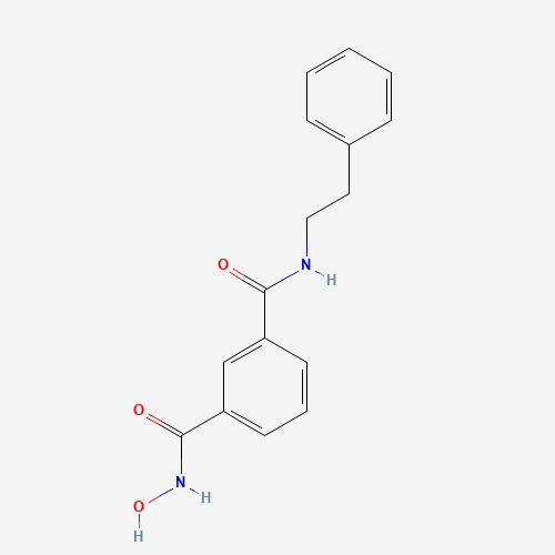 1440209-96-0 3-N-hydroxy-1-N-(2-phenylethyl)benzene-1,3-dicarboxamide chemical structure