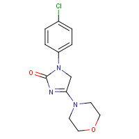 188116-07-6 3-(4-chlorophenyl)-5-morpholin-4-yl-4H-imidazol-2-one chemical structure