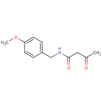 51719-12-1 N-[(4-methoxyphenyl)methyl]-3-oxobutanamide chemical structure