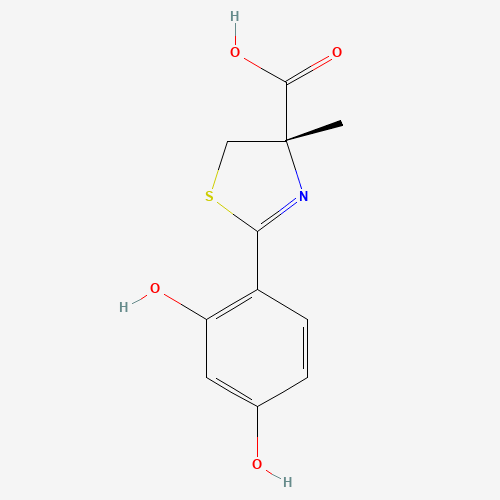 239101-33-8 (2Z,4S)-2-(2-hydroxy-4-oxocyclohexa-2,5-dien-1-ylidene)-4-methyl-1,3-thiazolidine-4-carboxylic acid chemical structure