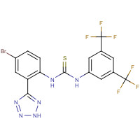 956014-19-0 1-[3,5-bis(trifluoromethyl)phenyl]-3-[4-bromo-2-(2H-tetrazol-5-yl)phenyl]thiourea chemical structure