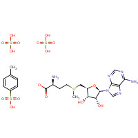 375798-65-5 (2S)-2-amino-4-[[(2S,3S,4R,5R)-5-(6-aminopurin-9-yl)-3,4-dihydroxyoxolan-2-yl]methyl-methylsulfonio]butanoate;4-methylbenzenesulfonic acid;sulfuric acid chemical structure