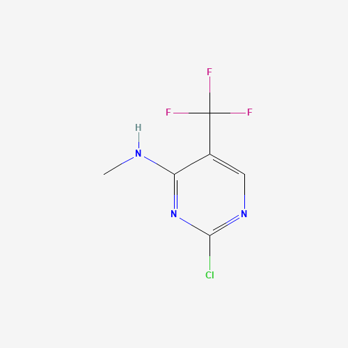515824-43-8 2-chloro-N-methyl-5-(trifluoromethyl)pyrimidin-4-amine chemical structure