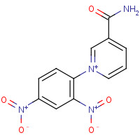 47142-25-6 1-(2,4-dinitrophenyl)pyridin-1-ium-3-carboxamide chemical structure