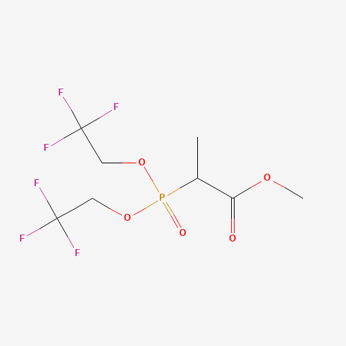 88738-84-5 methyl 2-[bis(2,2,2-trifluoroethoxy)phosphoryl]propanoate chemical structure