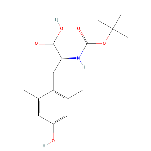 99953-00-1 (2S)-3-(4-hydroxy-2,6-dimethylphenyl)-2-[(2-methylpropan-2-yl)oxycarbonylamino]propanoic acid chemical structure