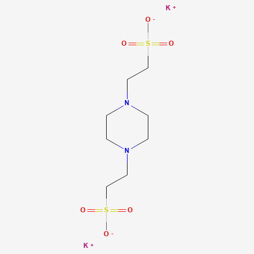 108321-27-3 dipotassium;2-[4-(2-sulfonatoethyl)piperazin-1-yl]ethanesulfonate chemical structure