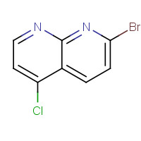 1260862-24-5 2-bromo-5-chloro-1,8-naphthyridine chemical structure