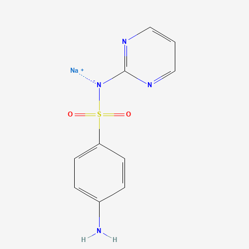 547-32-0 sodium;(4-aminophenyl)sulfonyl-pyrimidin-2-ylazanide chemical structure