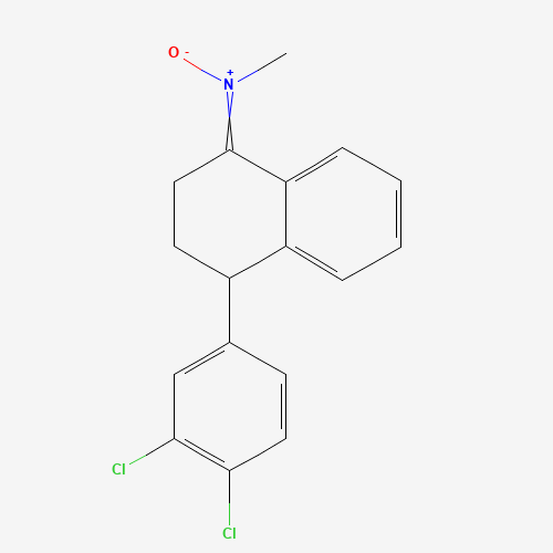209473-00-7 4-(3,4-dichlorophenyl)-N-methyl-3,4-dihydro-2H-naphthalen-1-imine oxide chemical structure