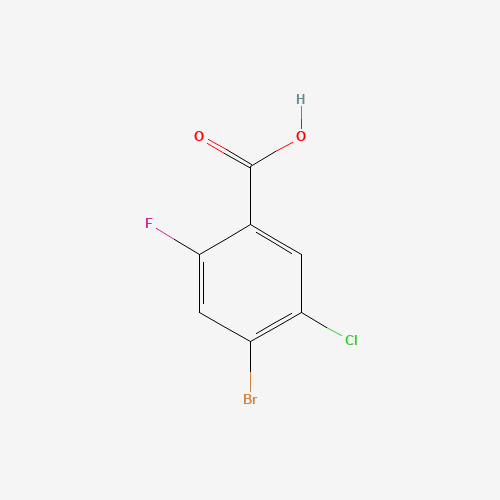 1349708-91-3 4-bromo-5-chloro-2-fluorobenzoic acid chemical structure