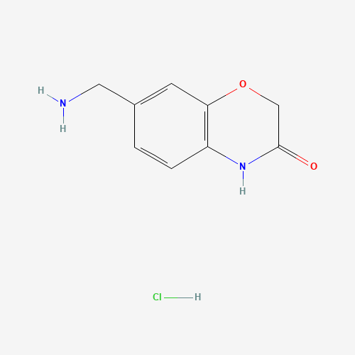 943845-87-2 7-(aminomethyl)-4H-1,4-benzoxazin-3-one;hydrochloride chemical structure