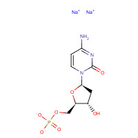 13085-50-2 disodium;[(2R,3S,5R)-5-(4-amino-2-oxopyrimidin-1-yl)-3-hydroxyoxolan-2-yl]methyl phosphate chemical structure