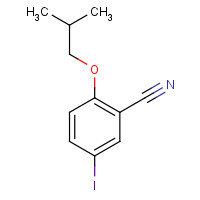 1139901-87-3 5-iodo-2-isobutoxybenzonitrile chemical structure