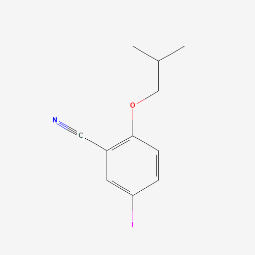 1139901-87-3 5-iodo-2-isobutoxybenzonitrile chemical structure