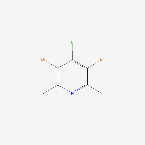 633318-46-4 3,5-dibromo-4-chloro-2,6-dimethylpyridine chemical structure