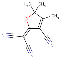 380663-52-5 2-(3-cyano-4,5,5-trimethylfuran-2-ylidene)propanedinitrile chemical structure