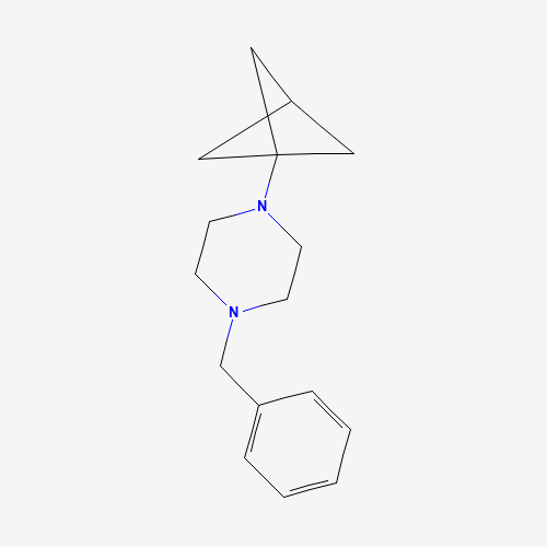 1862201-59-9 Piperazine, 1-bicyclo[1.1.1]pent-1-yl-4-(phenylmethyl) chemical structure