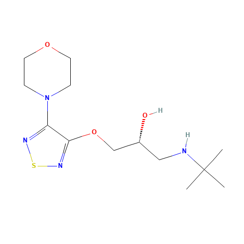 26839-76-9 (R)-timolol chemical structure