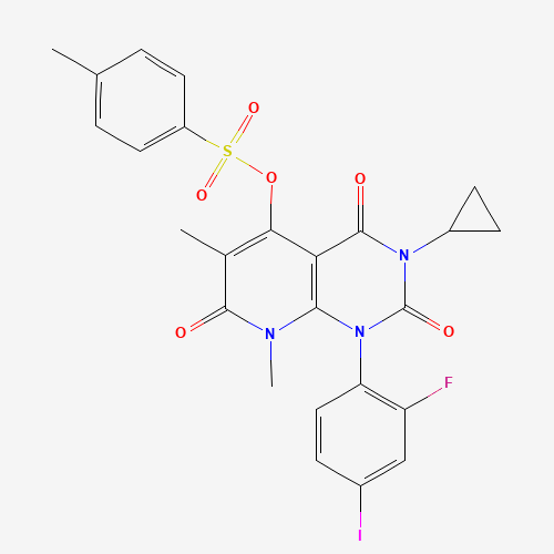 871700-32-2 3-cyclopropyl-1-(2-fluoro-4-iodophenyl)-6,8-diMethyl-2,4,7-trioxo-1,2,3,4,7,8-hexahydropyrido[2,3-d]pyriMidin-5-yl 4-Methylbenzenesulfonate chemical structure