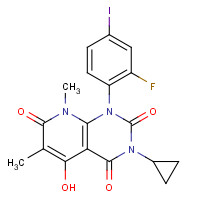 871700-24-2 3-cyclopropyl-1-(2-fluoro-4-iodophenyl)-5-hydroxy-6,8-diMethylpyrido[2,3-d]pyriMidine-2,4,7(1H,3H,8H)-trione chemical structure