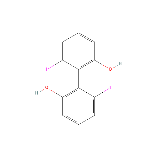 108058-98-6 [1,1'-Biphenyl]-2,2'-diol, 6,6'-diiodo- chemical structure