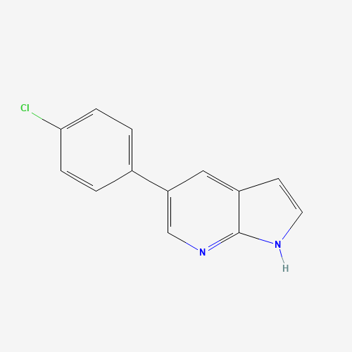 918516-27-5 5-(4-chlorophenyl)-1H-pyrrolo[2,3-b]pyridine chemical structure
