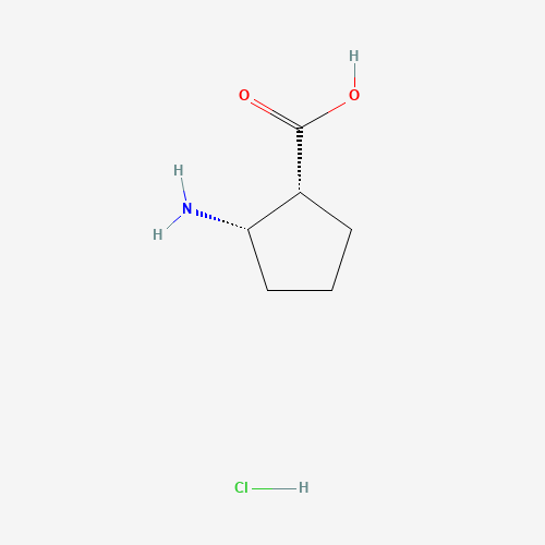 18414-30-7 (1R,2S)-2-aminocyclopentane-1-carboxylic acid;hydrochloride chemical structure
