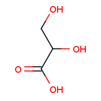 473-81-4 2,3-dihydroxypropanoic acid chemical structure