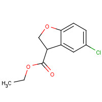 93670-13-4 ethyl 5-chloro-2,3-dihydro-1-benzofuran-3-carboxylate chemical structure