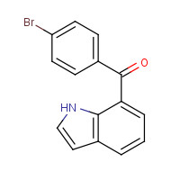 91714-50-0 (4-Bromo-phenyl)-(1H-indol-7-yl)-methanone chemical structure