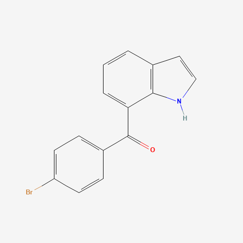 91714-50-0 (4-Bromo-phenyl)-(1H-indol-7-yl)-methanone chemical structure