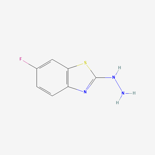 78364-55-3 6-Fluoro-2-hydrazinobenzothiazole chemical structure