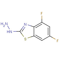 872696-11-2 4,6-Difluoro-2-hydrazinobenzothiazole chemical structure