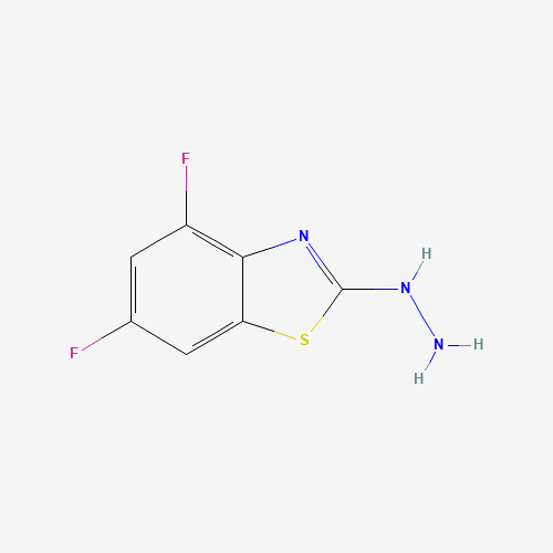 872696-11-2 4,6-Difluoro-2-hydrazinobenzothiazole chemical structure