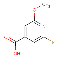 1060806-66-7 2-FLUORO-6-METHOXYISONICOTINIC ACID chemical structure
