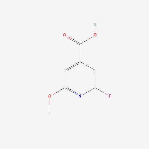 1060806-66-7 2-FLUORO-6-METHOXYISONICOTINIC ACID chemical structure